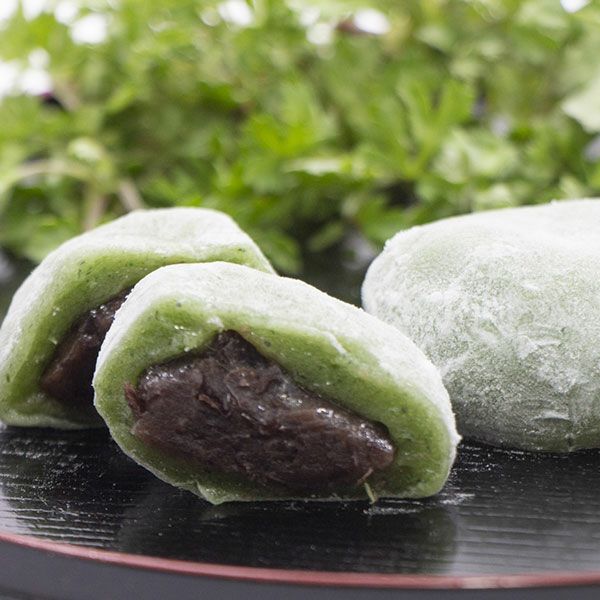 よもぎ餅 あんこ入　8個【冷凍】