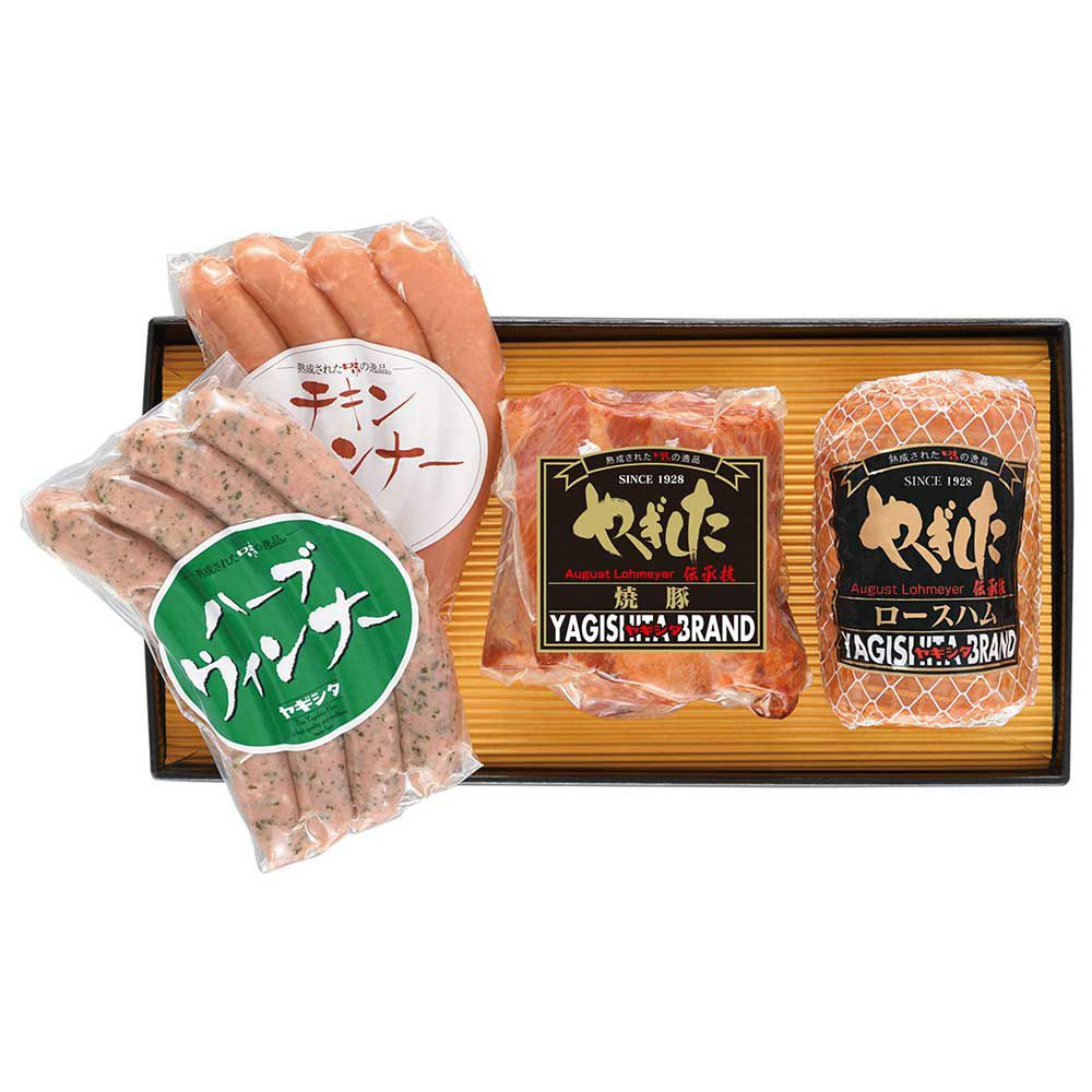 ヤギシタハム 4種類詰め合わせ YD302 | 朝ごはん本舗