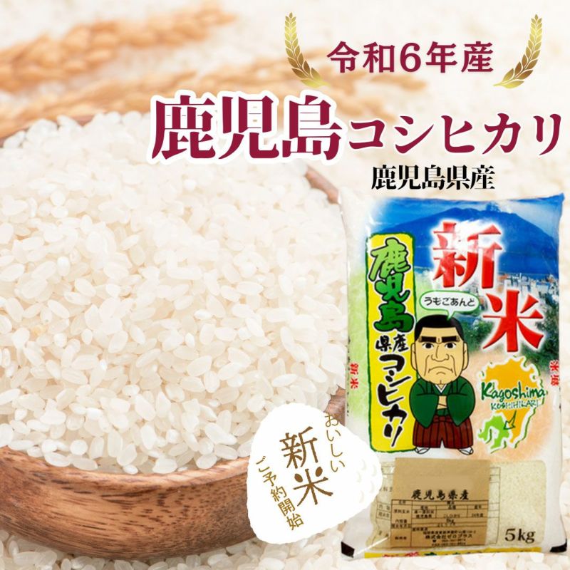 令和6年産 新米】鹿児島コシヒカリ 5kg 朝ごはん本舗