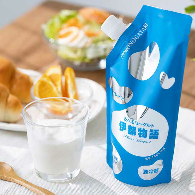 食べるヨーグルト プレーン（無糖） 400g×2本 【クール便】