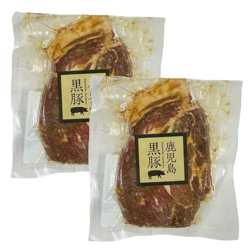 鹿児島黒豚　みそ漬けステーキ 2枚入 惣菜 冷凍便