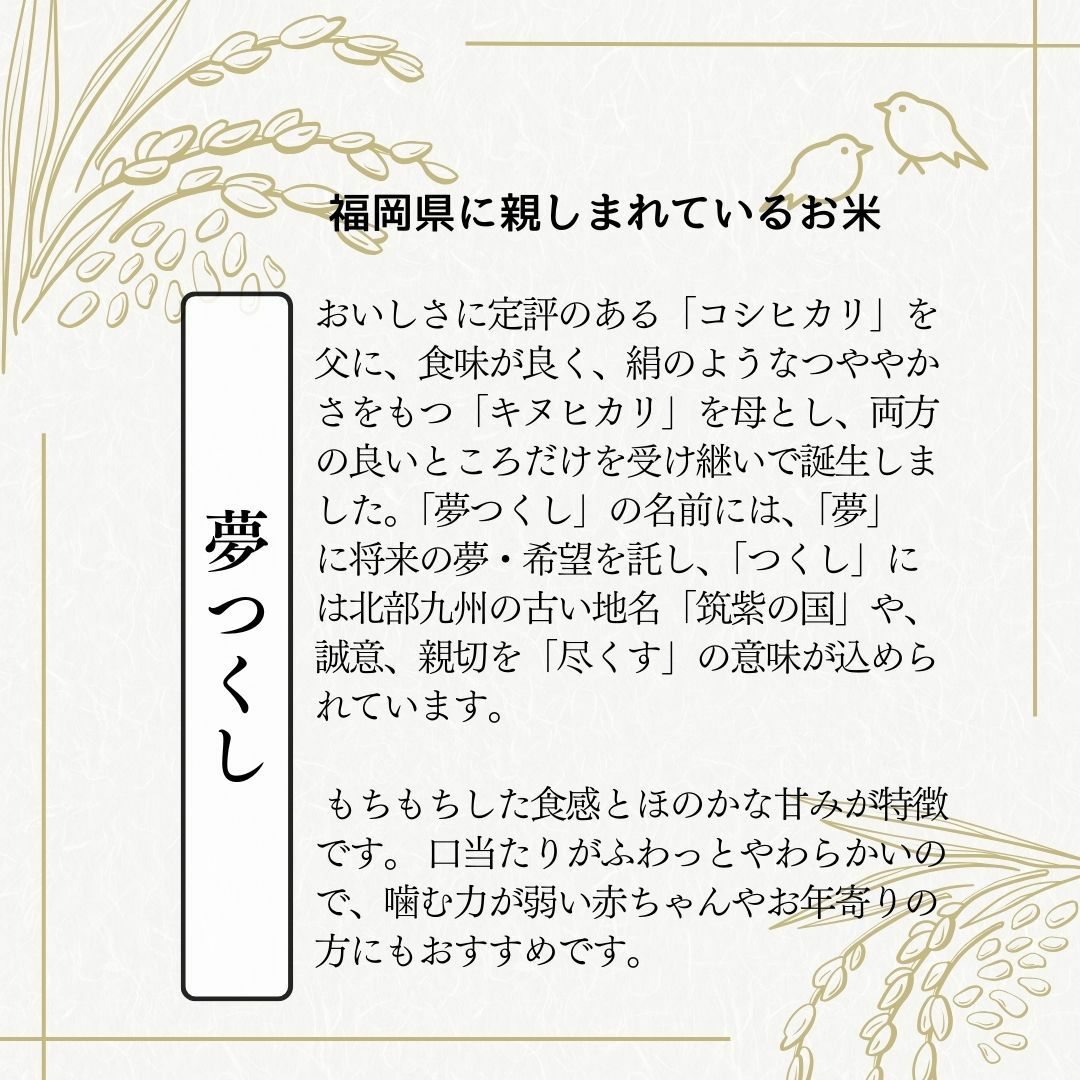 【母の日限定】お米のギフト 夢つくし 無洗米 真空パック 2kg
