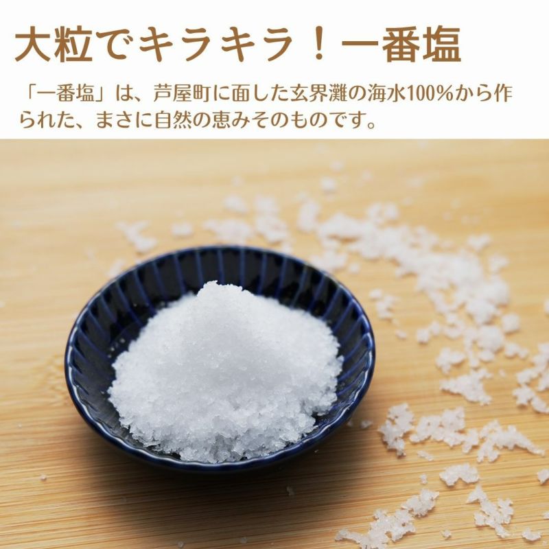 芦屋町の一番塩　100g 天日塩