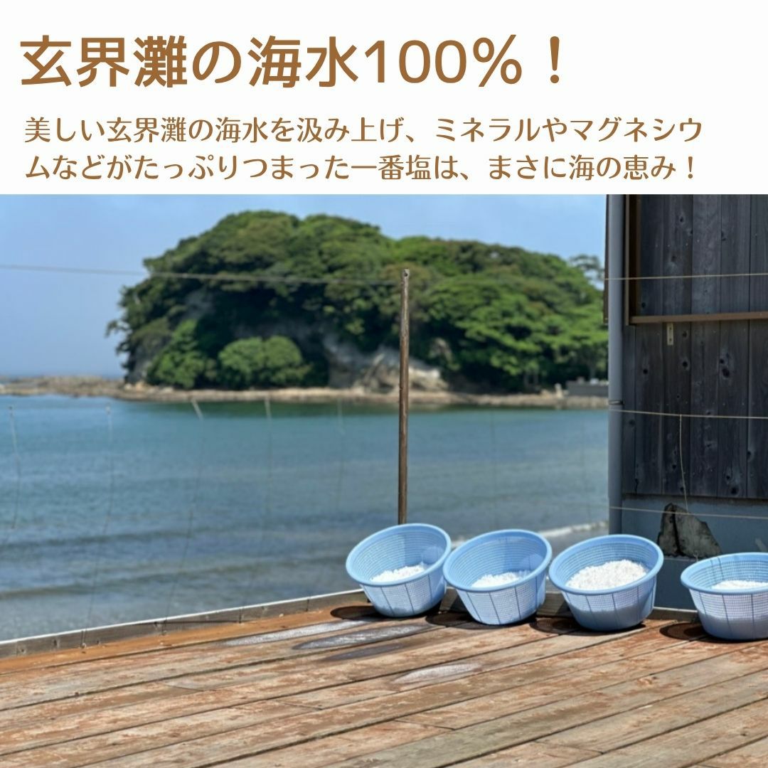 芦屋町の一番塩　100g 天日塩